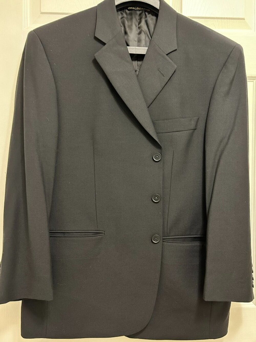 Black blazer Savile Row 44S 100%wool